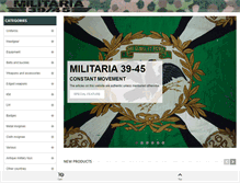 Tablet Screenshot of militaria39-45.com